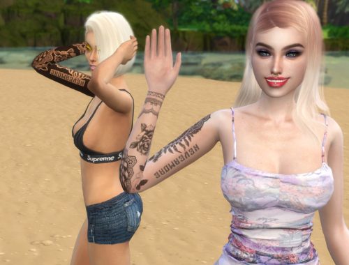 Right arm tattoo sleeve