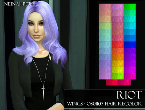 Riot - WINGS-OS01107 Hair Recolor - Mesh needed
