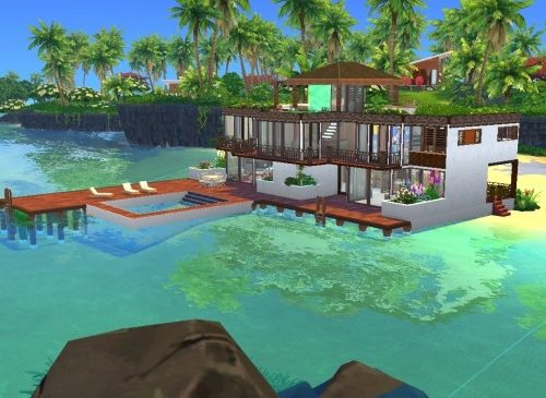 Rivage de Saphir house by valbreizh at Mod The Sims