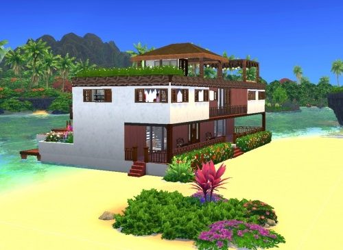 Rivage de Saphir house by valbreizh at Mod The Sims