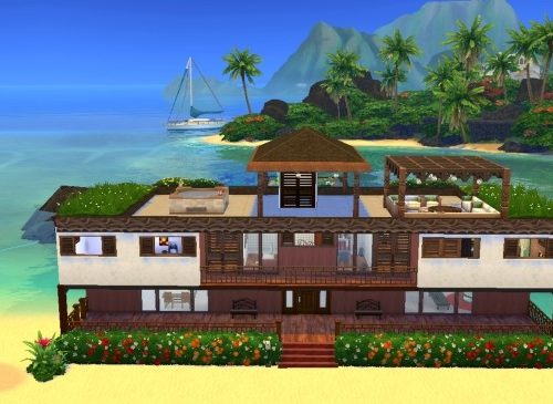 Rivage de Saphir house by valbreizh at Mod The Sims