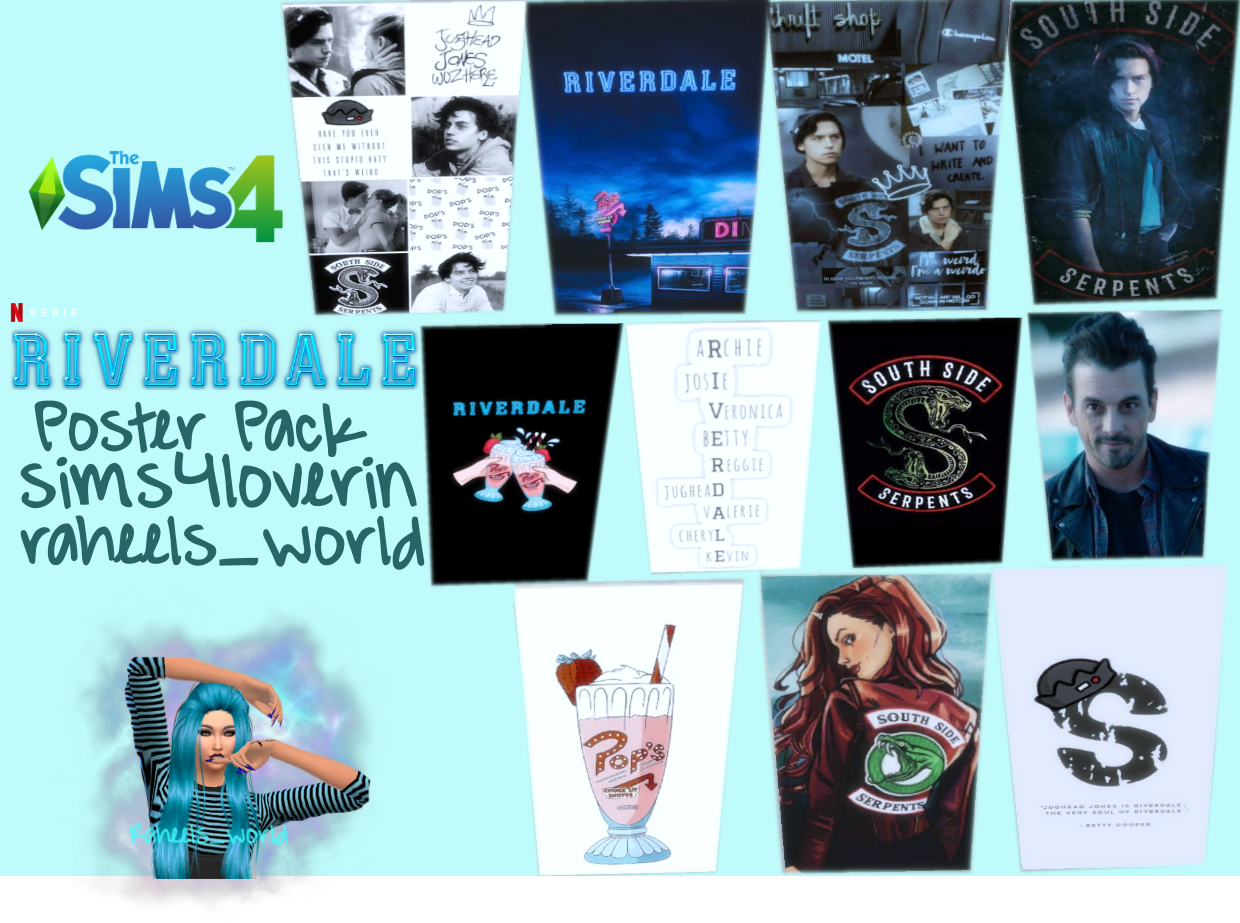 RIVERDALE POSTER PACK - The Sims 4 Catalog