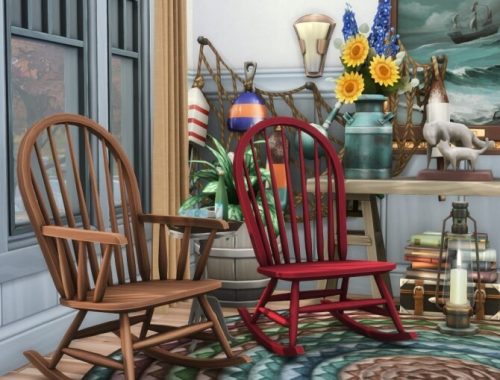 Rock’n Rockers Collection of 12 Rocking Chairs at Simsational Designs