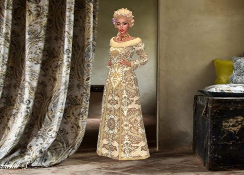 Rococo CAS Backgrounds at Annett’s Sims 4 Welt