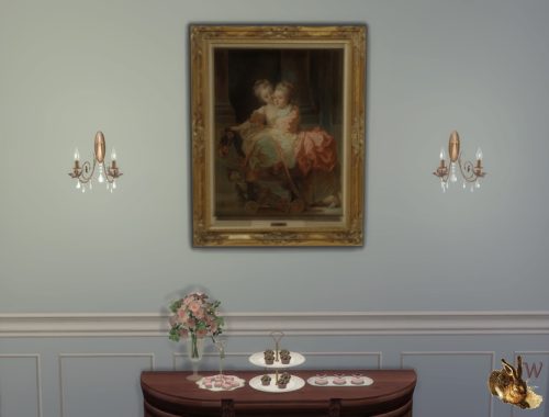 Rococo Paintings-REQUIRES DOGS AND CATS