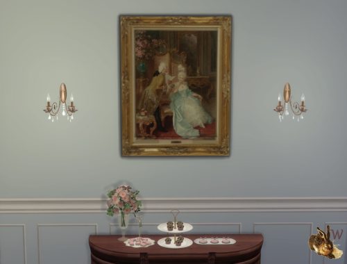 Rococo Paintings-REQUIRES DOGS AND CATS