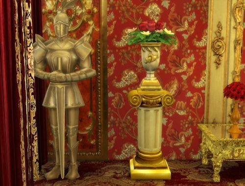 Roman Golden Pedestal at Anna Quinn Stories
