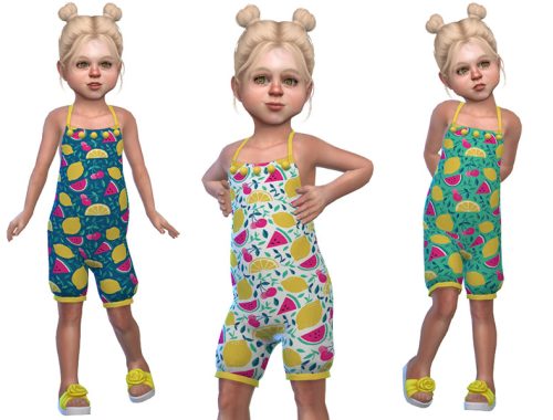 Romper for Toddler Girls 01 - Island Living needed