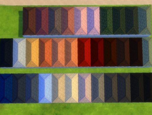 Roof of Life Recolor 34 Swatches by hellokittay at Mod The Sims