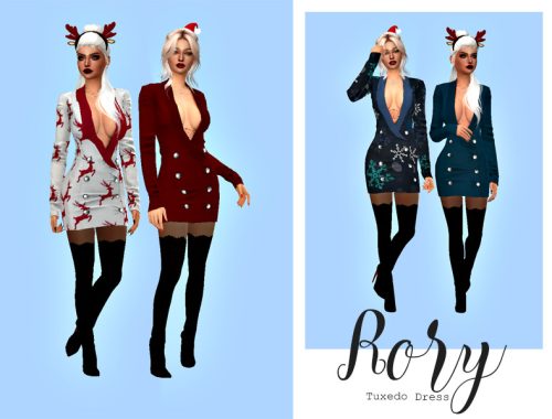 Rory - Tuxedo Dress - Recolor Belaloallure