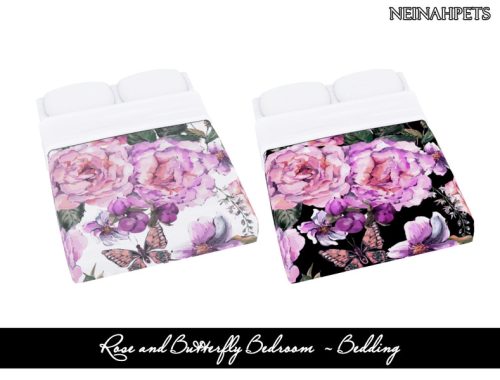Rose and Butterfly Bedroom Collection {Mesh Required}