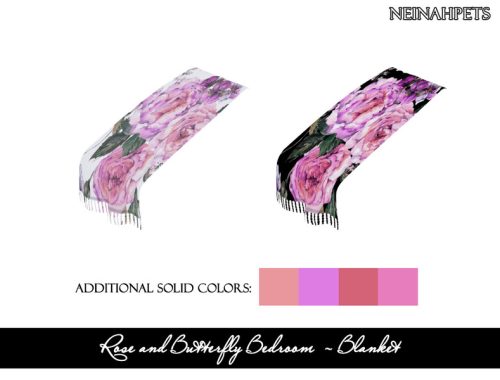 Rose and Butterfly Bedroom Collection {Mesh Required}