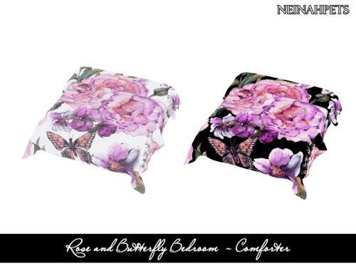 Rose and Butterfly Bedroom Collection {Mesh Required}