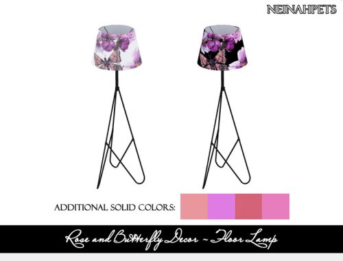 Rose and Butterfly Decor Collection {Mesh Required}