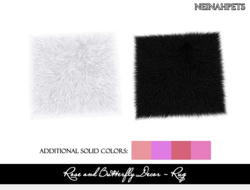 Rose and Butterfly Decor Collection {Mesh Required}