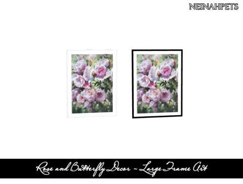 Rose and Butterfly Decor Collection {Mesh Required}