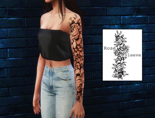 Rose sleeve - Left arm