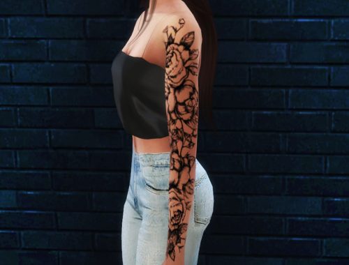 Rose sleeve - Left arm