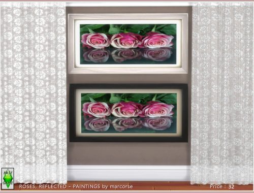 Roses, Reflected - Paintings by marcorse