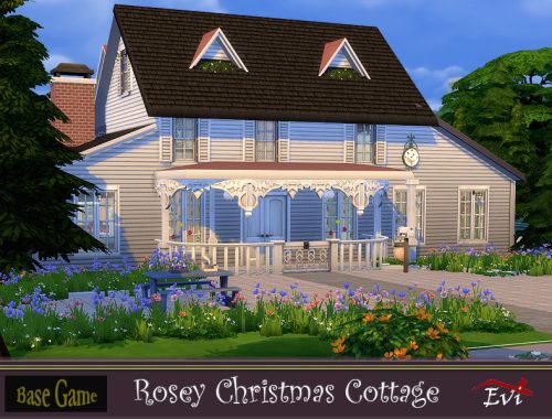 Rosey Christmas Cottage