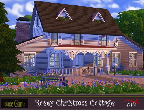Rosey Christmas Cottage