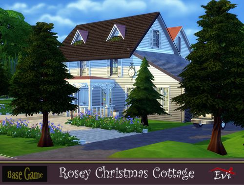 Rosey Christmas Cottage