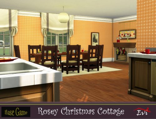 Rosey Christmas Cottage