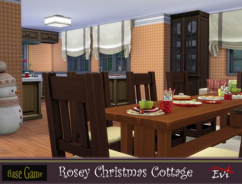 Rosey Christmas Cottage