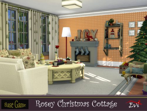 Rosey Christmas Cottage