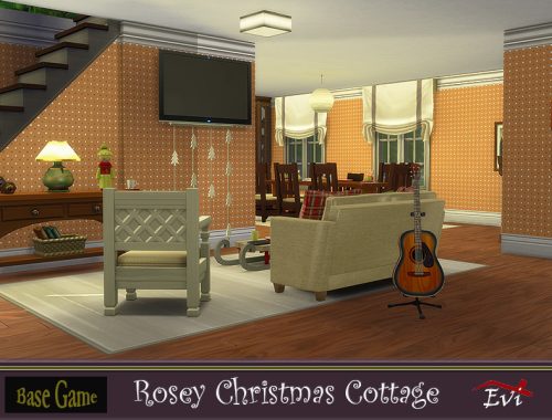 Rosey Christmas Cottage