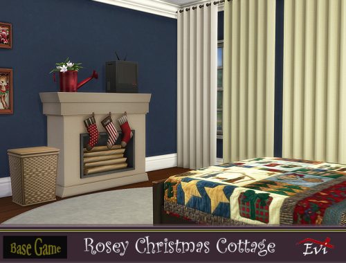 Rosey Christmas Cottage