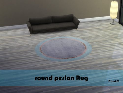 Round persian Rug