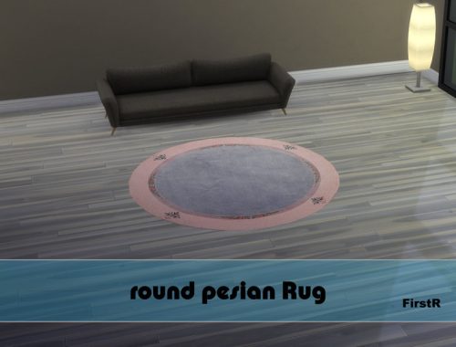 Round persian Rug