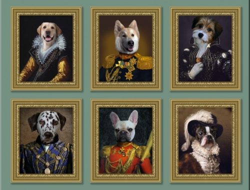 Royal Dog paintings by DAJSims at Mod The Sims