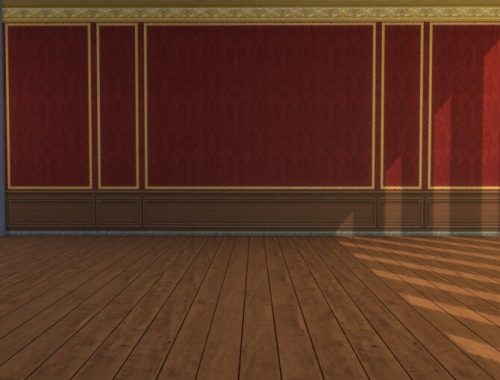 Royal Gilded Panelling With Wallpaper by Nutter-Butter-1