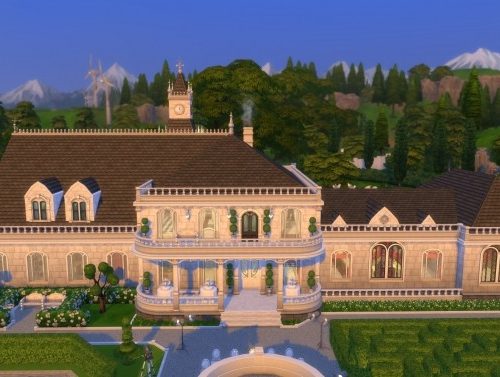 Royal palace No CC by Augustas at Mod The Sims