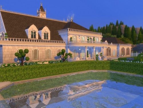 Royal palace No CC by Augustas at Mod The Sims