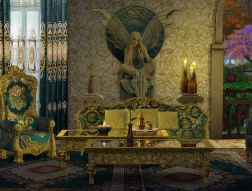 Royalty in Blue! sofa & armchair at Anna Quinn Stories