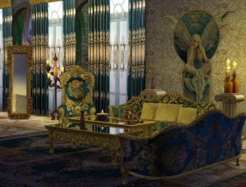 Royalty in Blue! sofa & armchair at Anna Quinn Stories