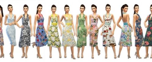 RPC Garden Party Dress at SimPlistic