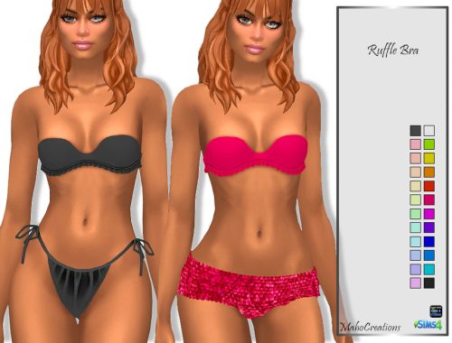 Ruffle Bra