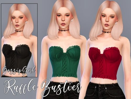 Ruffle Bustier