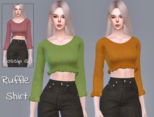 Ruffle Shirt