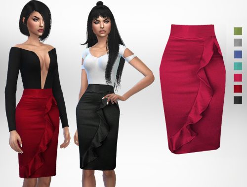 Ruffle Skirt