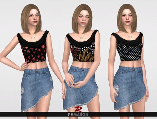 Ruffle Top for Women 01