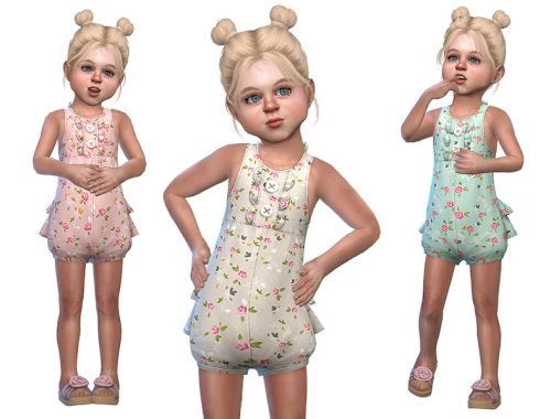 Ruffled Onesie for Toddler Girls 02 - SP Toddler needed