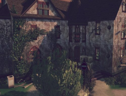 Ruined Abandoned Library