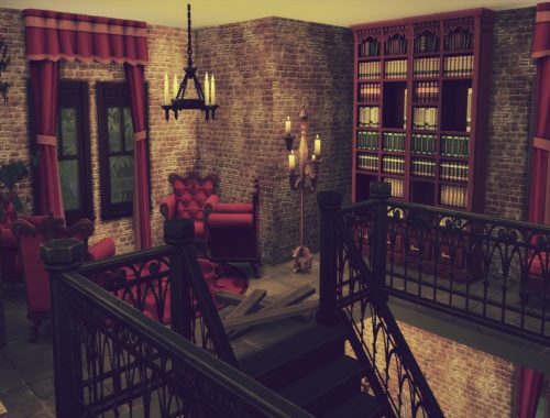 Ruined Abandoned Library