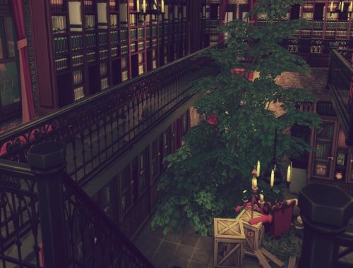 Ruined Abandoned Library