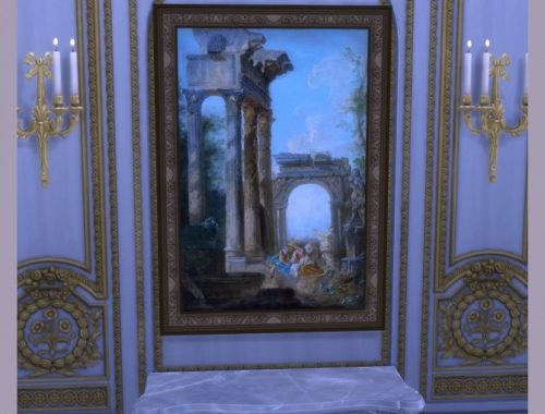 Ruins in Italy paintings by Hubert Robert by DAJSims at Mod The Sims
